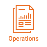 Operations icon: papers